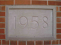 Cornerstone of David and Mary Thomson Collegiate Institute.